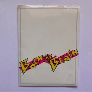 Vintage Paramount Back to the Beach Press Folder